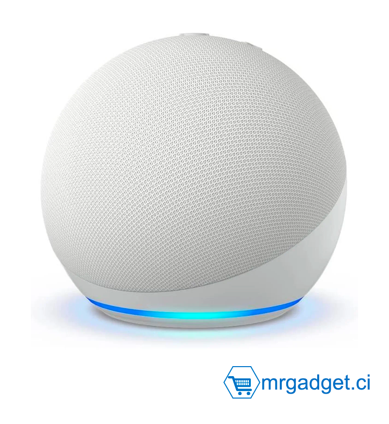 Nouvel Echo Dot (5e génération, modèle 2022) | Enceinte connectée avec Alexa | Blanc