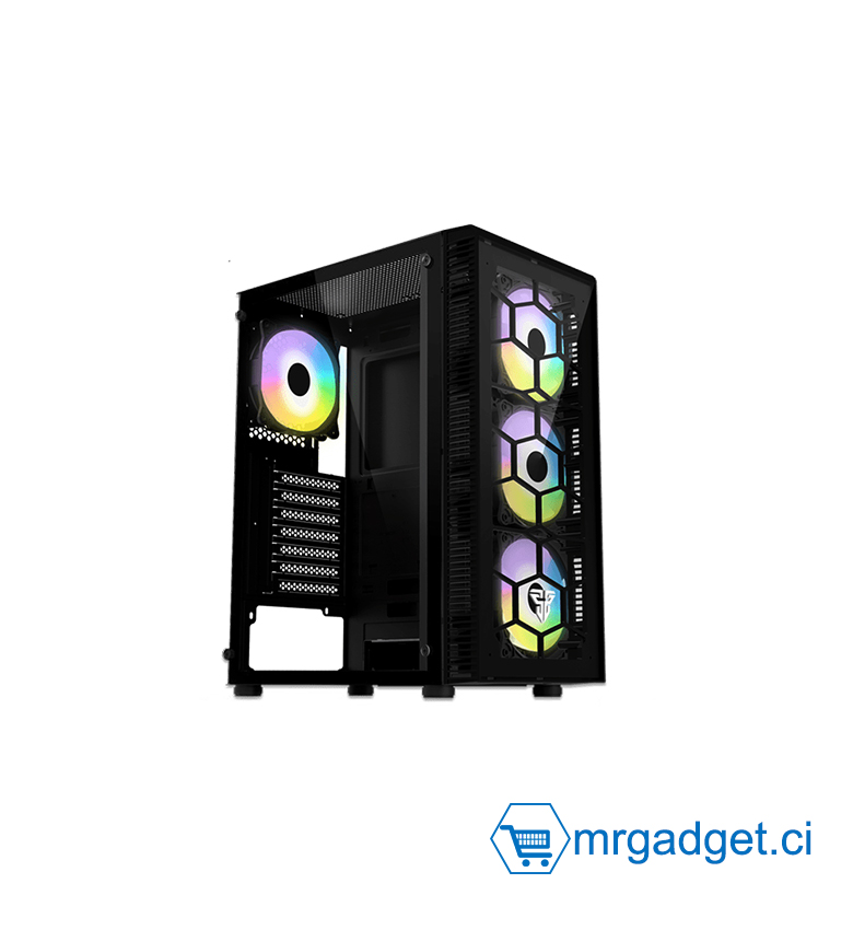 Boitier MSI MAG VAMPIRIC 100R Midi Tower Noir – Boîtier PC