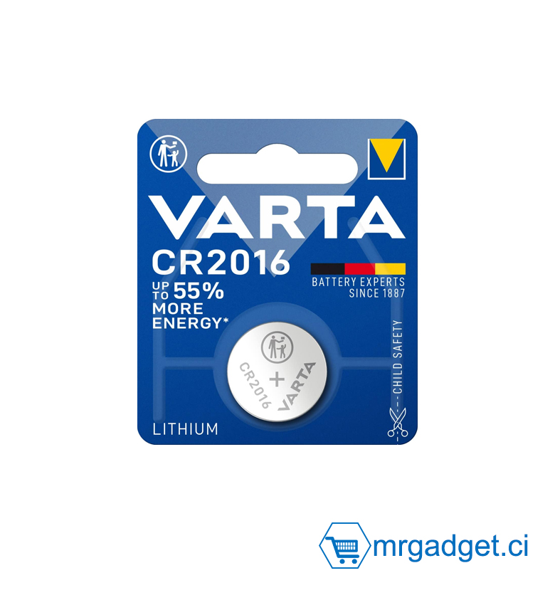 Varta CR2016 - Pile Lithium Bouton 3V