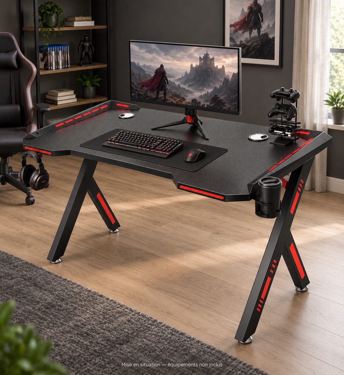 Bureau Gaming Model 004 - 120 cm pour Ordinat