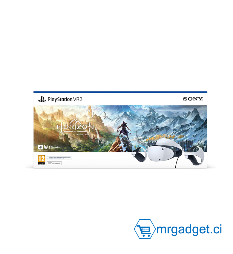 Casque PlayStation VR2 avec Horizon Call of the Mountain - Realite Virtuelle pour PS5