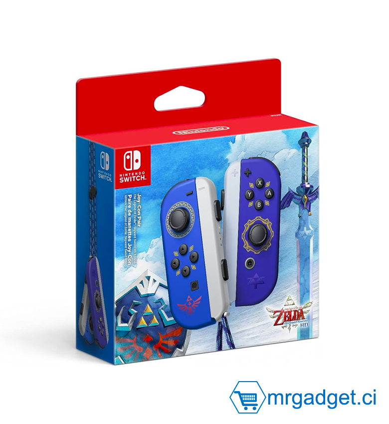 Nintendo Switch - Paire de Joy-Con Édition The Legend of Zelda: Skyward Sword HD