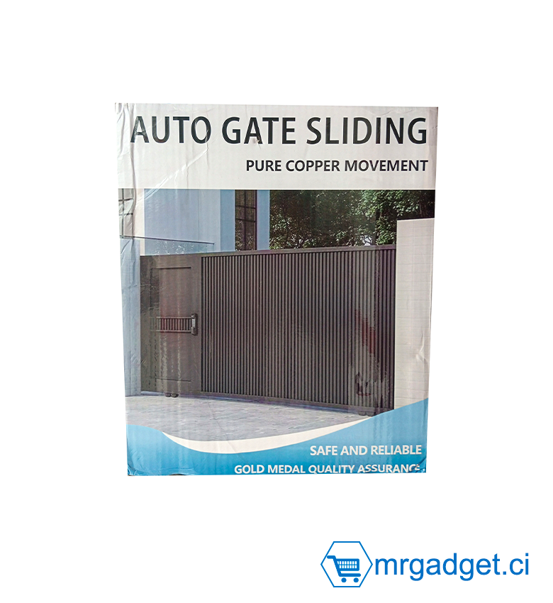 DC800- SLIDING GATE OPENERS - Machine pour portail coulissant - 2000Kg - Rail 1m*4 - 2 télécommandes - 2 capteurs