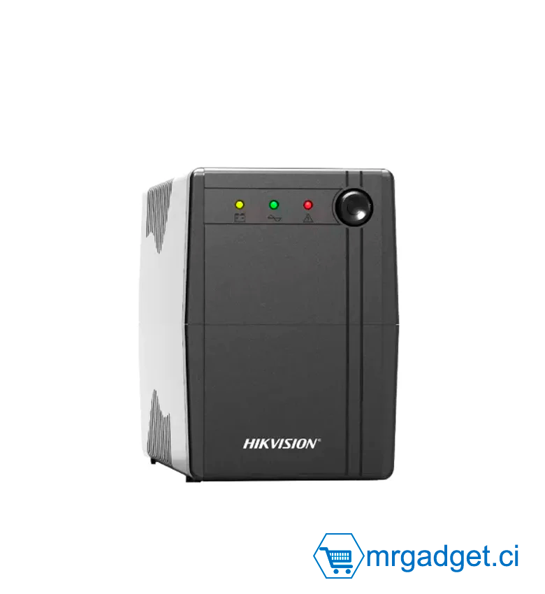 HIKVISION DS-UPS1000(O-STD)/EU Onduleur - Regulateur de tension - Banque d'energie  1000VA  - Puissance de sortie :  600W  Off-line
