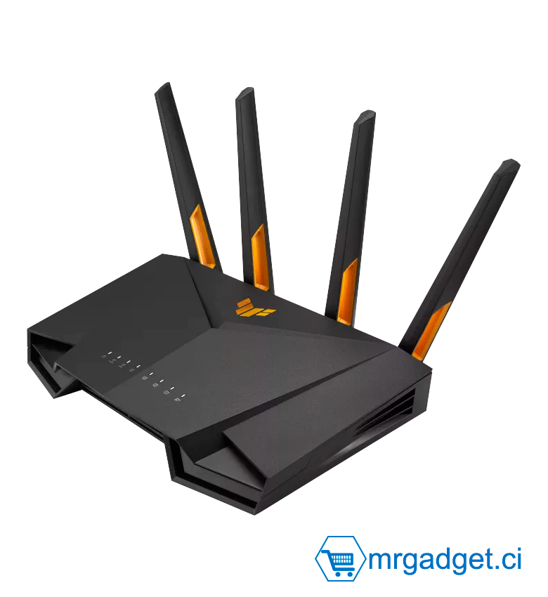 Asus TUF Gaming AX3000 V2 - Routeur Wi-Fi 6 Gaming Double Bande, Mode Jeu Mobile, Port 2,5 Gbit/s, AiMesh, AiProtection Pro