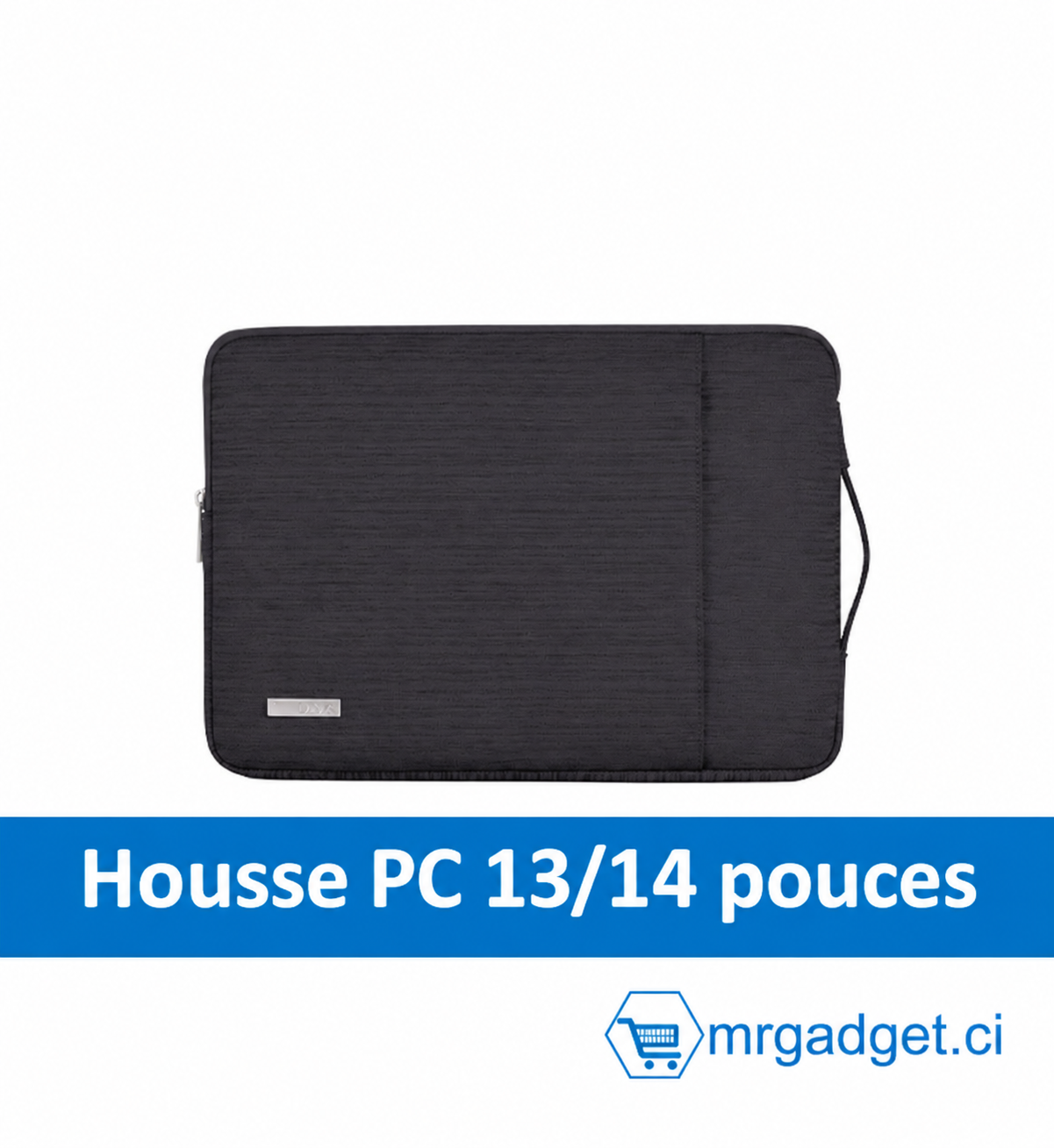 Housse Imperméable pour Ordinateur Portable et MacBook 13"/14", Noir