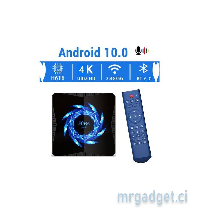 X96Q MAX Android TV Box - Full HD 4K HDR  32GB/4GB