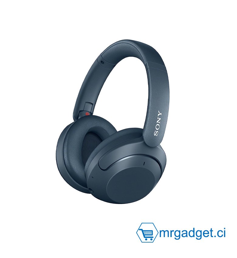 Sony WH-XB910N |Casque Bluetooth à réduction de bruit sans fil EXTRA BASS - Jusqu'à 30h d'autonomie - Optimisé Alexa et Google Assistant - micro intégré pour les appels - Bleu