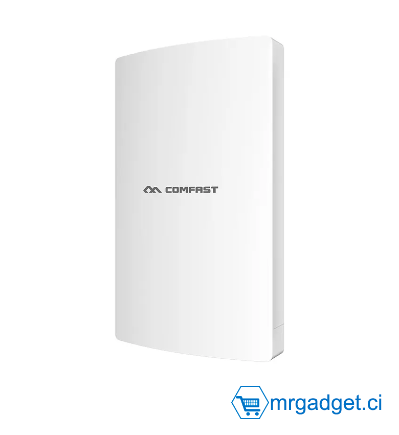 Comfast CF-WA350 - Amplificateur de Signal Wi-Fi Extérieur 1300 Mbps Dual Band, PoE