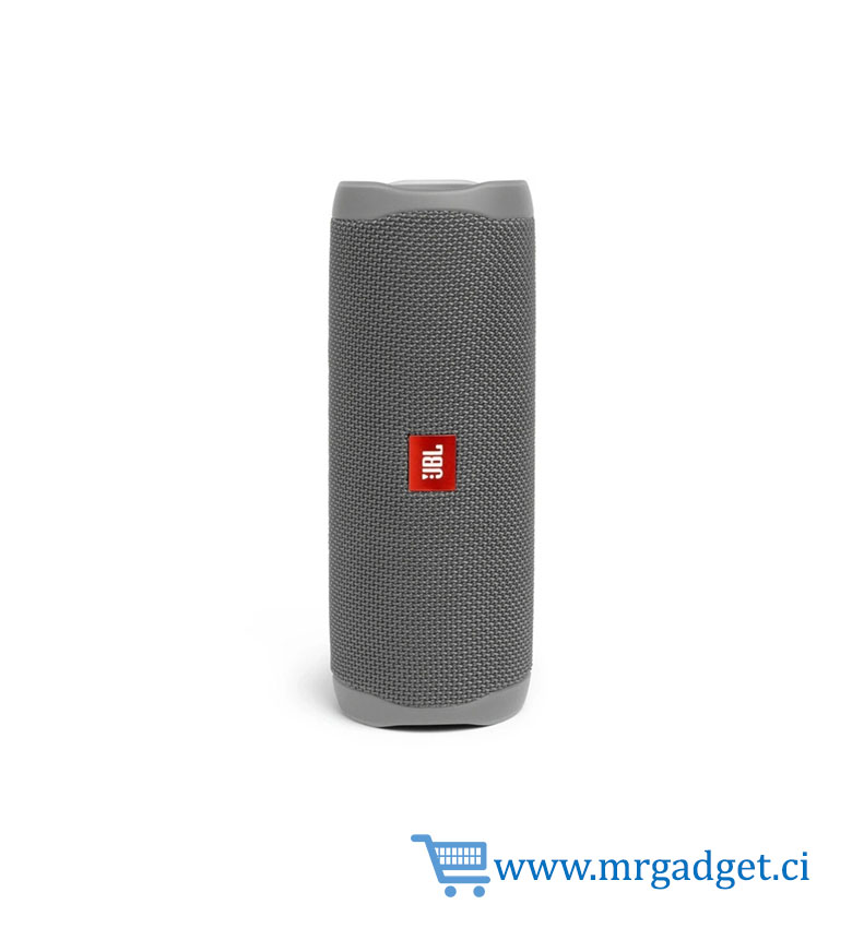 JBL Flip 5 – Enceinte Bluetooth Portable Robuste, Étanche, 12h d'Autonomie – Gris