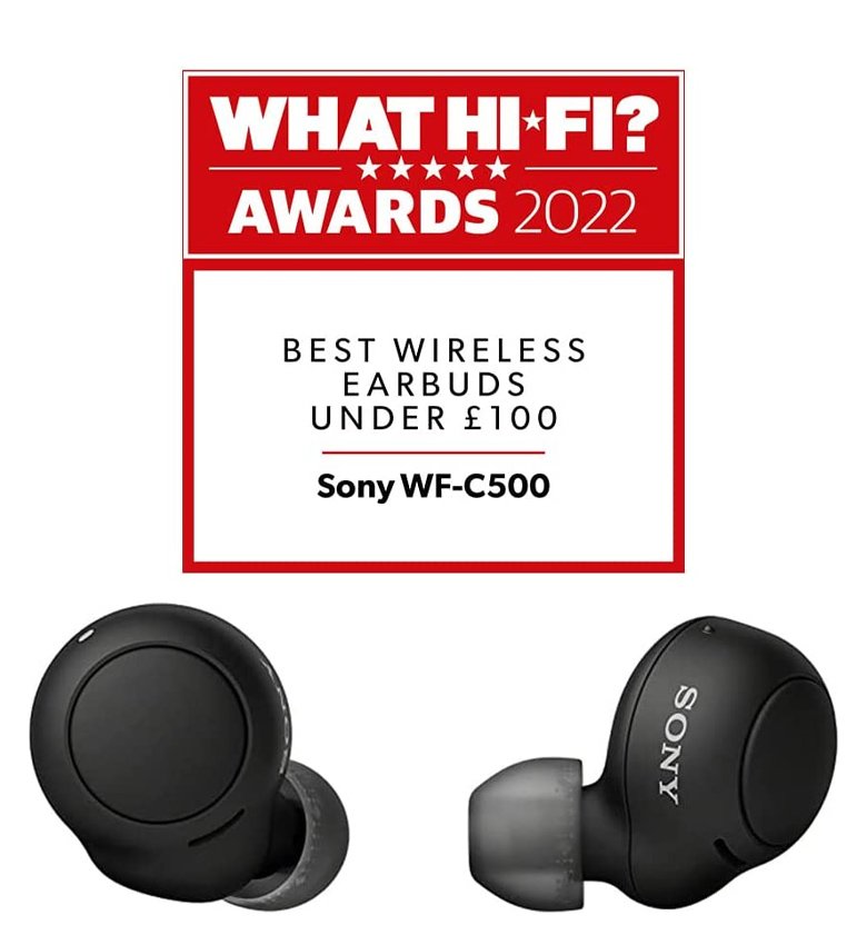 Sony WF-C500 - Ecouteur bluetooth sans fil - Jusqu'à 20h d'autonomie avec  le boîtier de