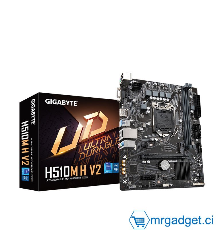 Gigabyte H510M H V2 carte mère Intel H510 Express LGA 1200 (Socket H5) micro ATX