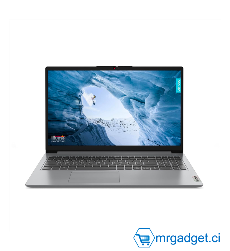 Lenovo IdeaPad 1 15IGL7 - Ordinateur Portable 15,6'' FHD Intel Celeron N4020, 4 Go RAM, 256 Go SSD, Windows 11, Clavier AZERTY