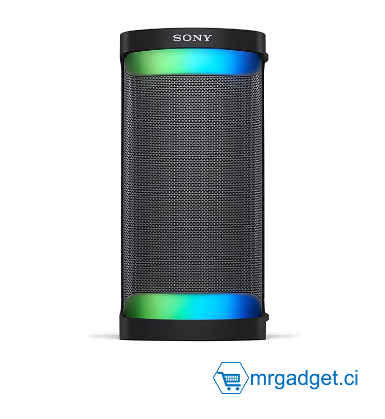 Sony SRS-XP500 - Enceinte de soirée Bluetooth® avec son puissant, lumières et autonomie de 20 heures Noir