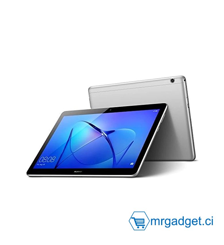 Tablette Huawei MediaPad T3  de 9,6 pouces, 2 Go de RAM, SSD de 16 Go, Wi-Fi & 4G, Android - Gris sidéral
