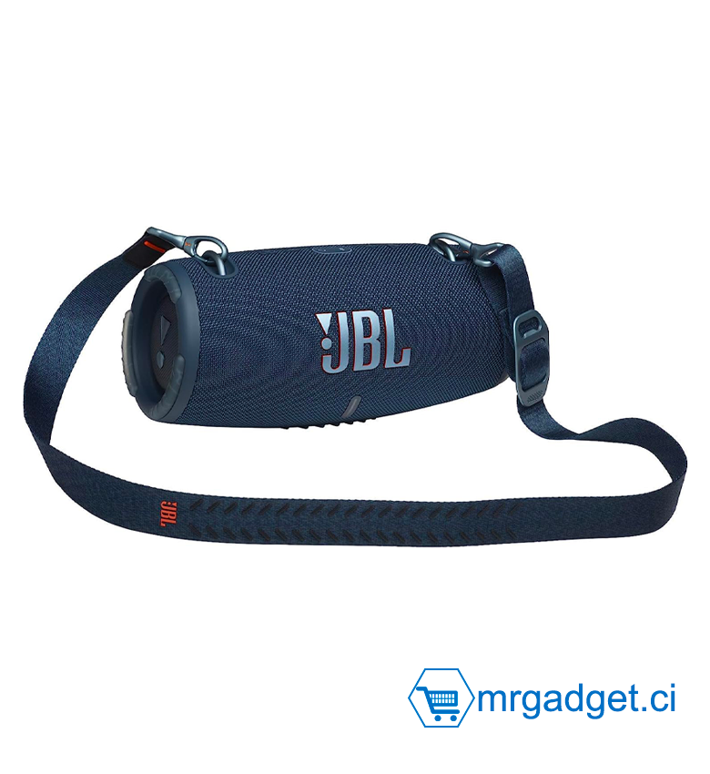JBL Xtreme 3 – Enceinte Bluetooth portable – Basses profondes et son immersif – Étanche à l’eau et à la poussière – Avec chargeur pour appareils intégré – Autonomie 15 hrs – Bleu