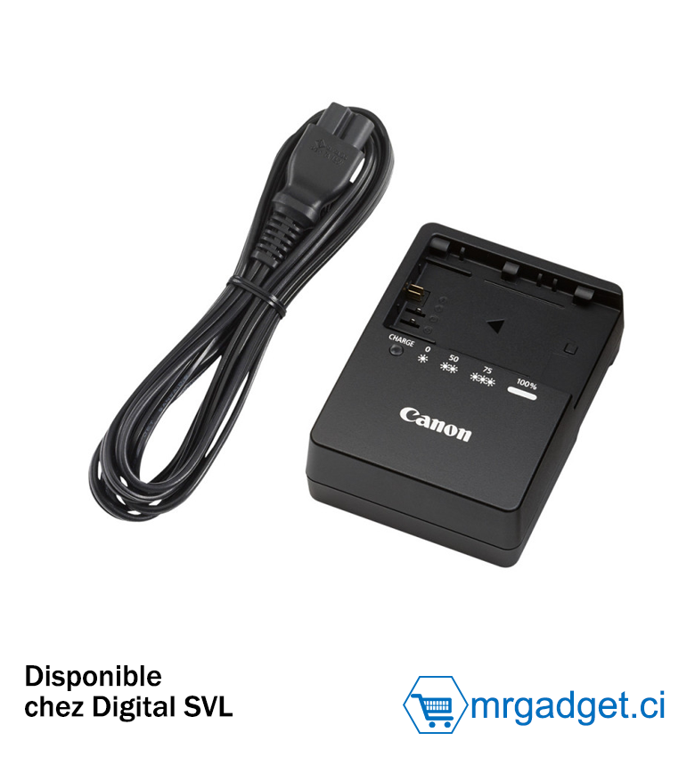 CANON LC- E6E Chargeur de batterie lithium- ion LP-E6 compatible à LP -E6N, LP-E6NH et LP-E6P