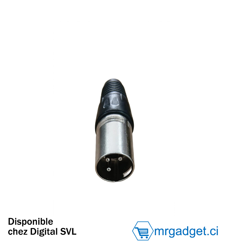 Connecteur XLR Male 3 Broches ( mono )