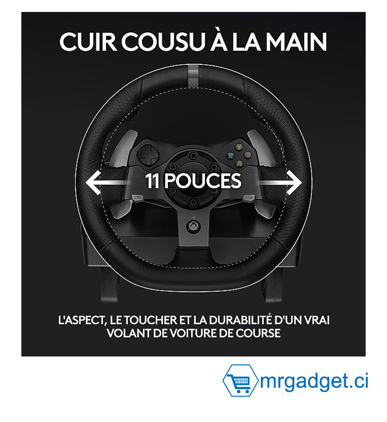 Logitech G920 Driving Force Volant de Course avec Pédales