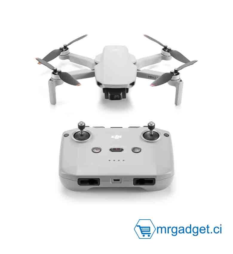 DJI Mini 2 SE, Mini drone caméra pliable, léger avec vidéo 2,7K, Modes intelligents, Transm. vidéo 10 km, Durée de vol 31 minutes, Moins de 249 g, Facile à utiliser, Tour de prise photos, Street Snap