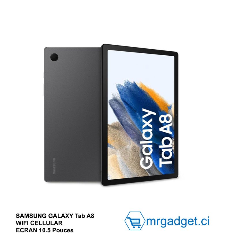 Tablette Samsung Galaxy Tab A8 10.5" 32 Go 4G