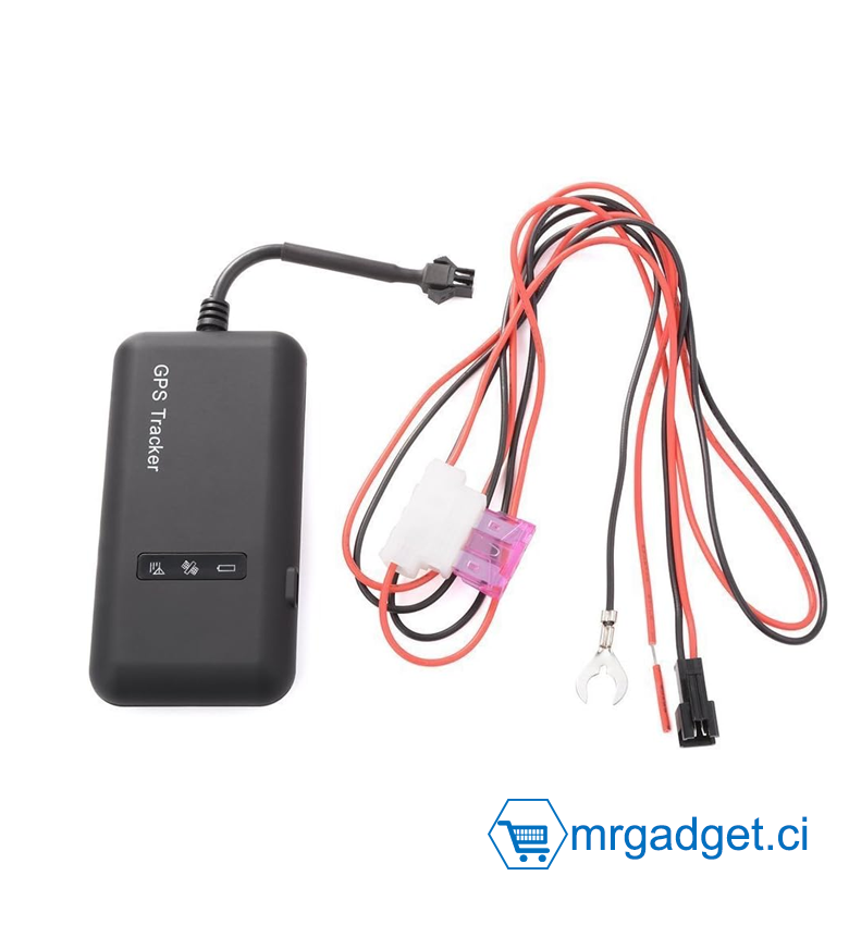 Winnes GT02A GPS Tracker Traceur Véhicule en Temps Réel Localisateur  GPS/GSM/GPRS/SMS Traceur Antivol