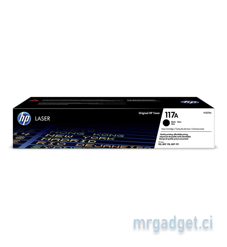 HP 117A (W2070A) - Toner Noir