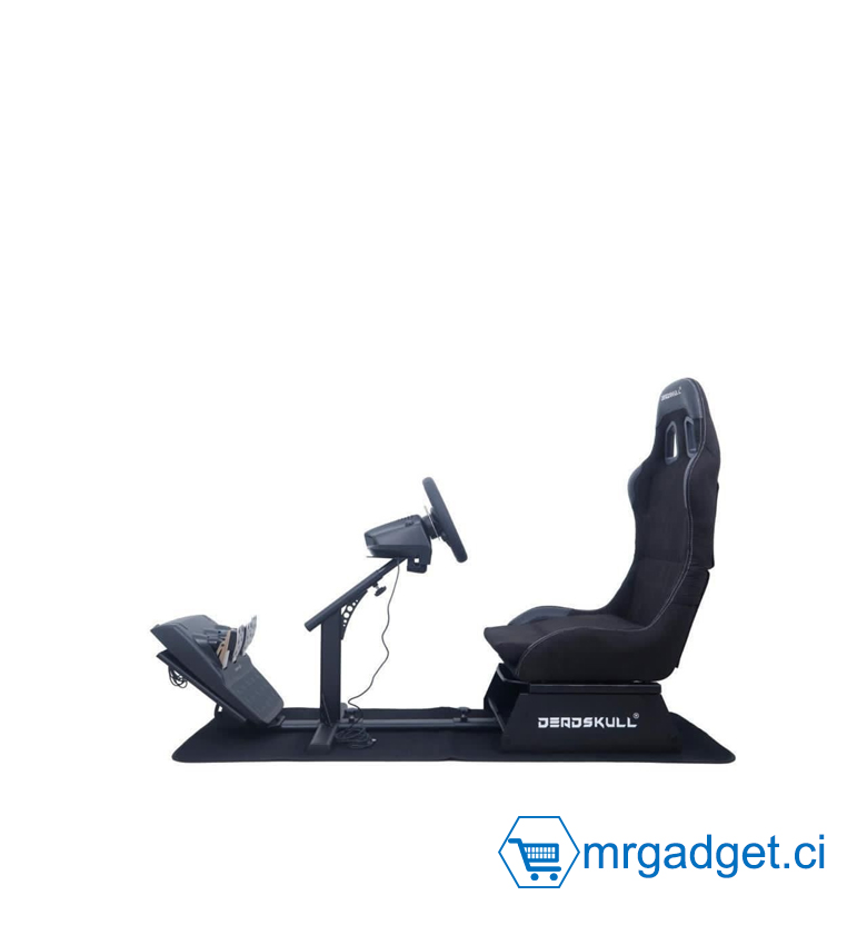 Playseat Deadskull - Siège Baquet de Course Modulable, Compatible Logitech G29, Levier de Vitesse, Noir