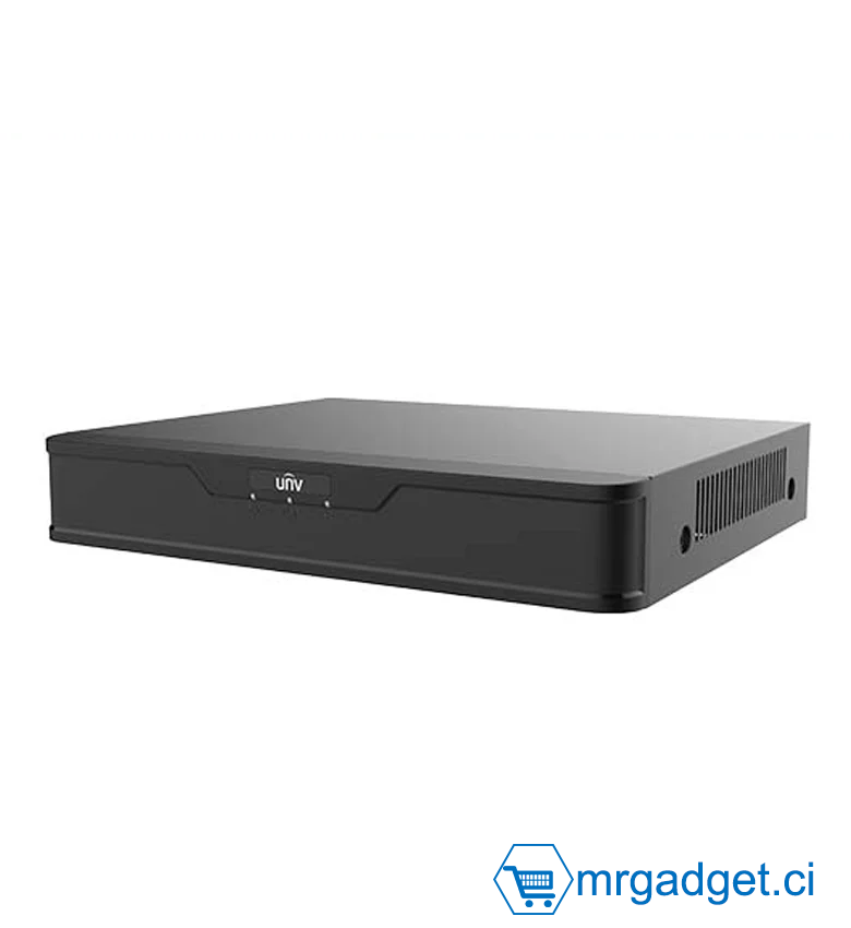 Uniview  XVR301-08Q3 - XVR (DVR) 8 canaux 5MP/8MP 4K - 1 interface HDMI & 1 VGA - 1 interface Disque dur SATA (4 To Max)