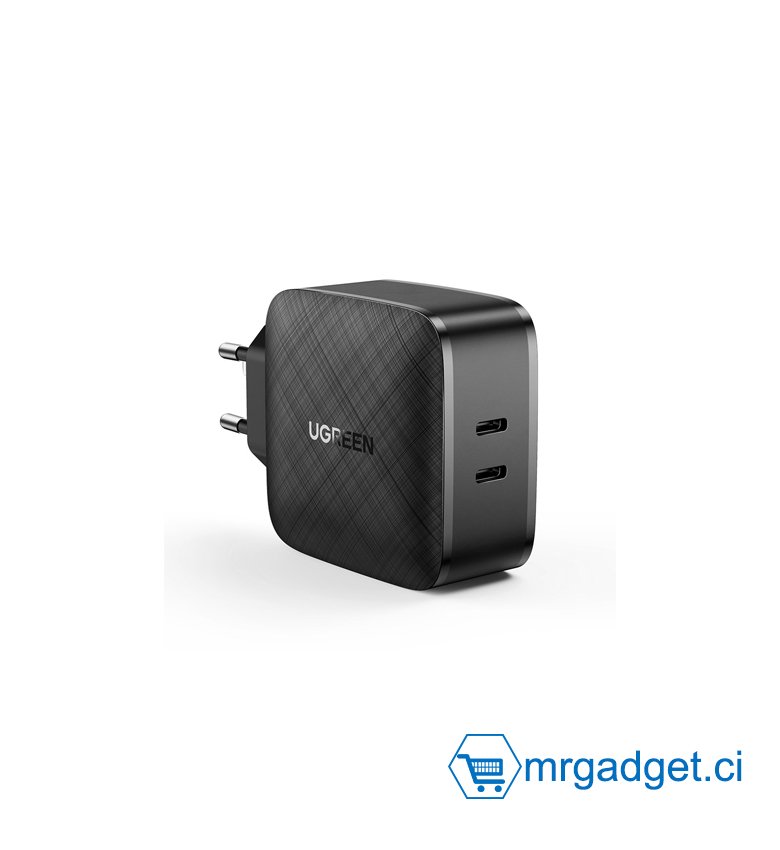 UGREEN 66W Chargeur USB C 2 Ports Power Deliv