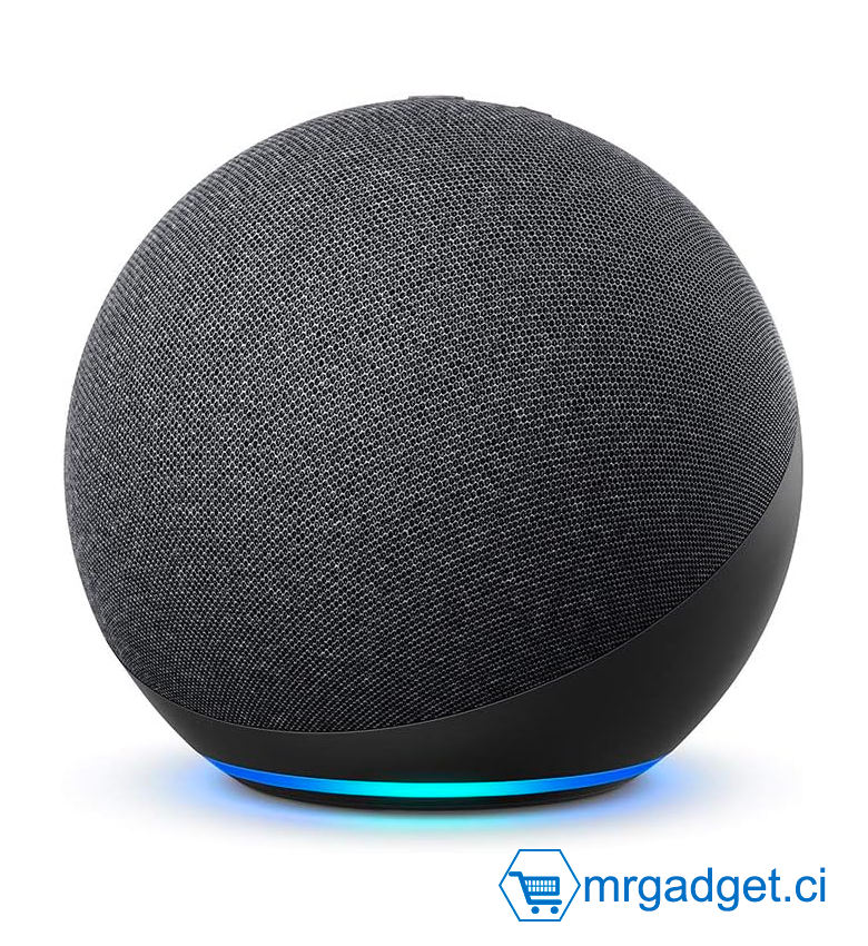 Echo  (Grande taille) | Enceinte connectée Bluetooth et Wi-Fi au son premium, avec Dolby, hub connecté et Alexa | Anthracite