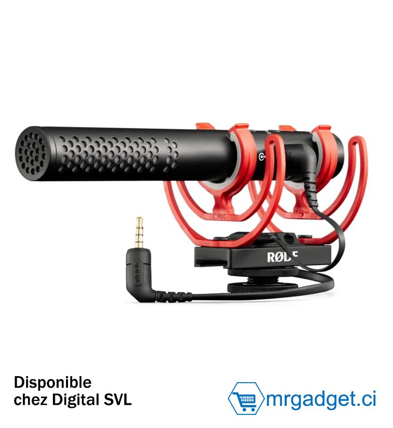 RODE VidéoMic NTG Micro Shotgun pour caméra , pour podcast et enregistrement Mobile