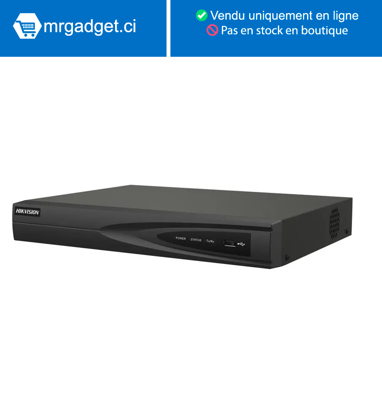 Hikvision  DS-7608NI-Q1/8P(STD)(D) NVR 8 canaux 1U 8 PoE 4K