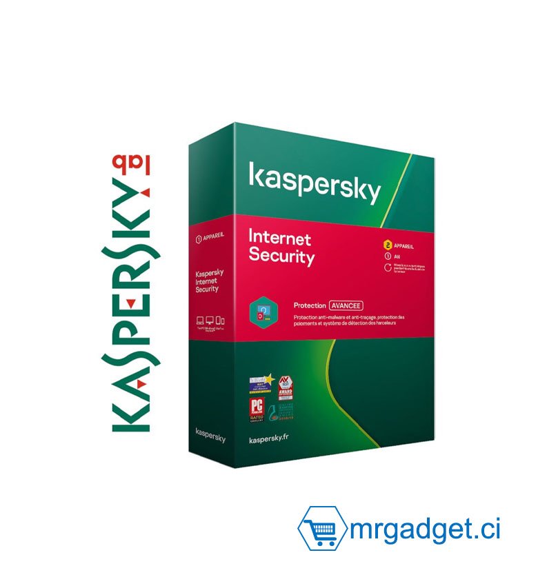 Licence Kaspersky Internet Security 2022  (2Postes / 1 An)