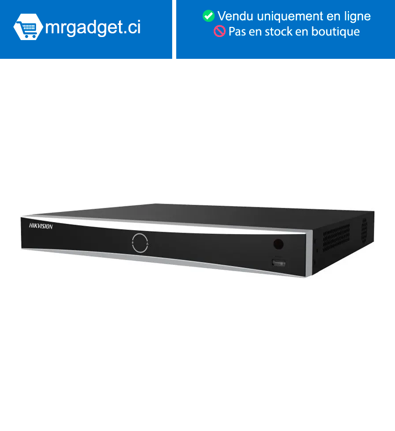 Hikvision  DS-7616NXI-K2/16P(STD) 16-ch PoE 1U K Series AcuSense 4K NVR