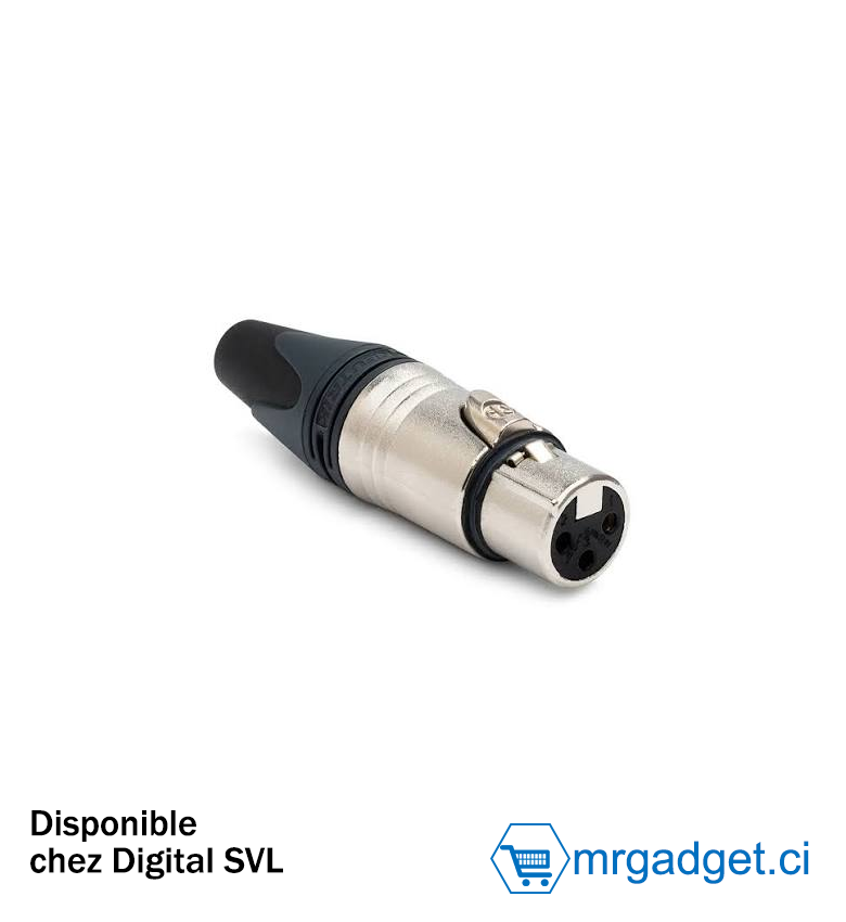 Connecteur XLR Femelle 3 Broches ( mono )