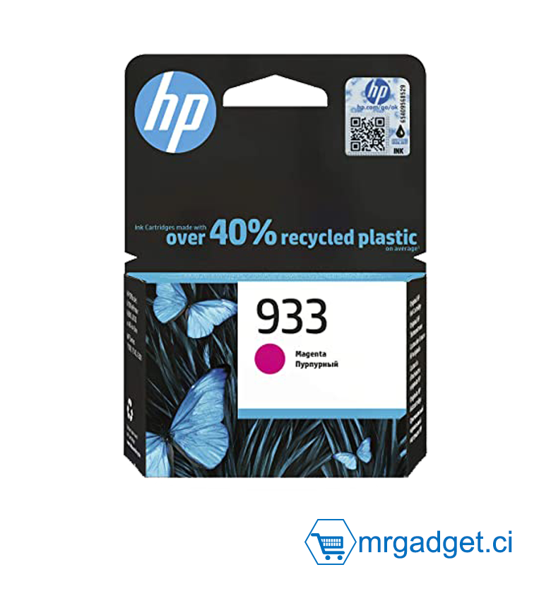 HP 933XL Cartouche d'Encre Magenta Authentique (CN059AE) pour HP OfficeJet 6100 / 6600 / 6700 / 7110 / 7510 / 7610 /7612