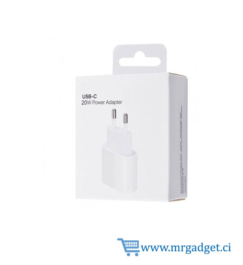Boitier - Apple Adaptateur Secteur USB ‑  C 20 W