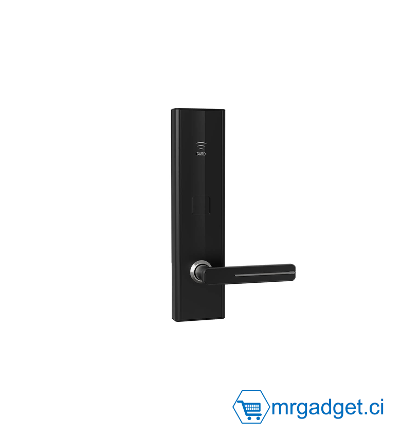 Serrure Connectée Hôtel YGS-9951 - Serrure Électronique Intelligente RFID à Carte & Code - Gestion d'Accès Sécurisée - Idéal Hôtels, Airbnb, Résidences Meublées & Bureaux - Design Moderne en Acier Inoxydable Robustesse & Sécurité
