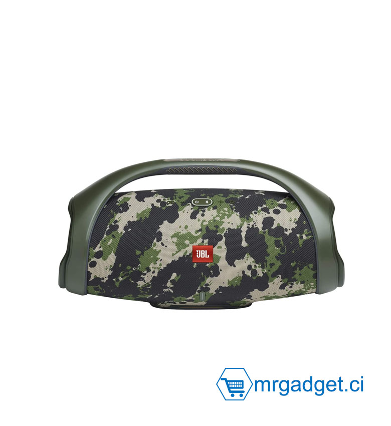 JBL Boombox 2 – Enceinte Bluetooth Portable, Son Ultra Puissant, Étanche, 24h d'Autonomie – Camouflage