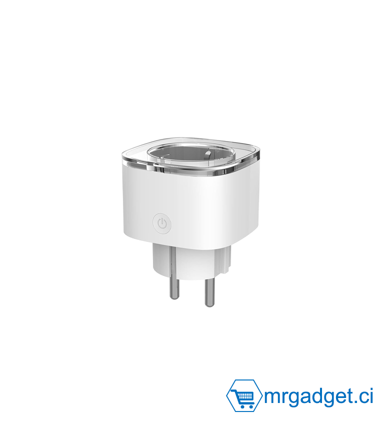 Prise Connectée EZVIZ T31, Wi-Fi Intelligente 16A/3680W, Suivi de Consommation, Programmation, Contrôle via App, Protection contre les Surcharges, Wi-Fi 2,4 GHz, compatible Matter