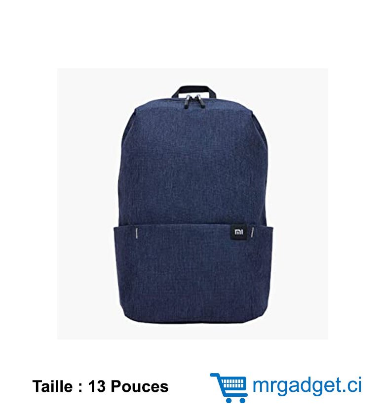 Xiaomi Mi Casual  - Sac à Dos Imperméable -13 pouces - Bleu sombre