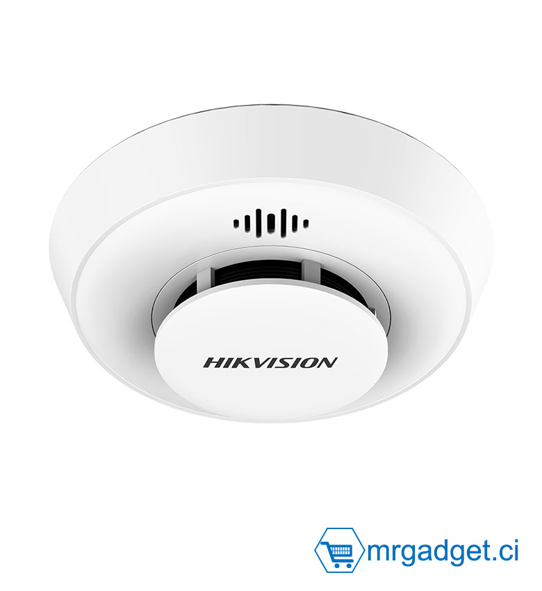 Hikvision HF-SG3-WF/R8 - Détecteur de Gaz Méthane & GPL Connecté - Wi-Fi & Radio 868MHz - Alerte Smartphone Hik-Connect - Alarme 85dB - Sortie Relais Électrovanne - Batterie Secours - Sécurité Gaz et Incendie Maison et Bureau